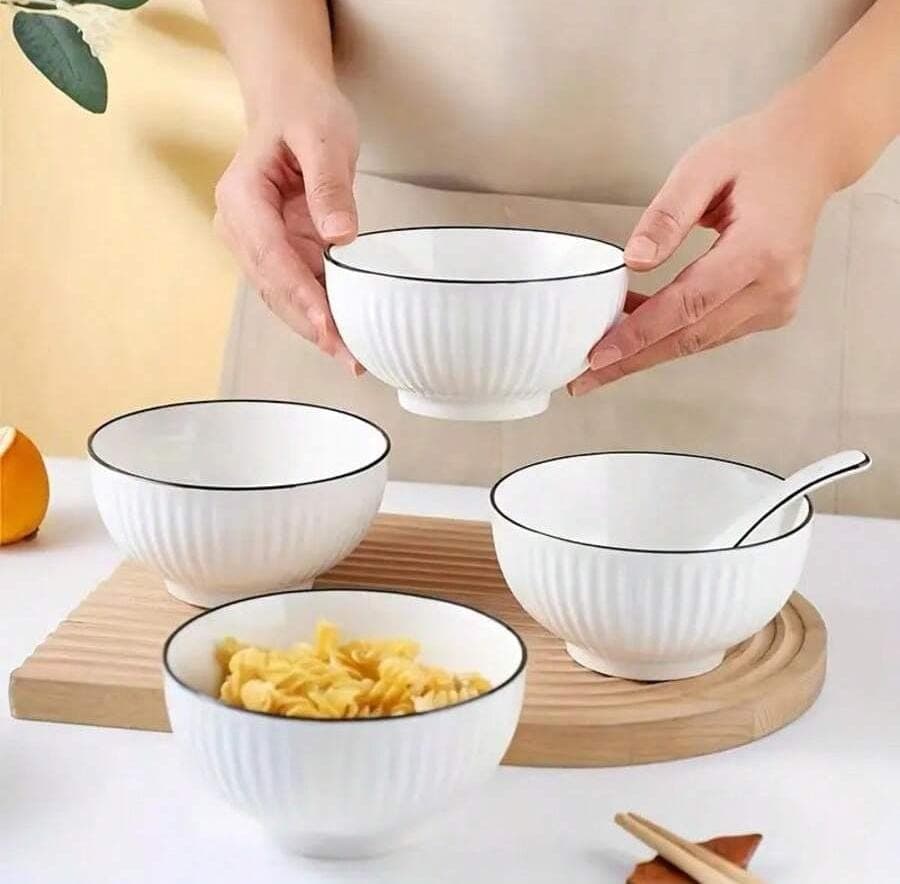 Conjunto de Tigelas de Porcelana