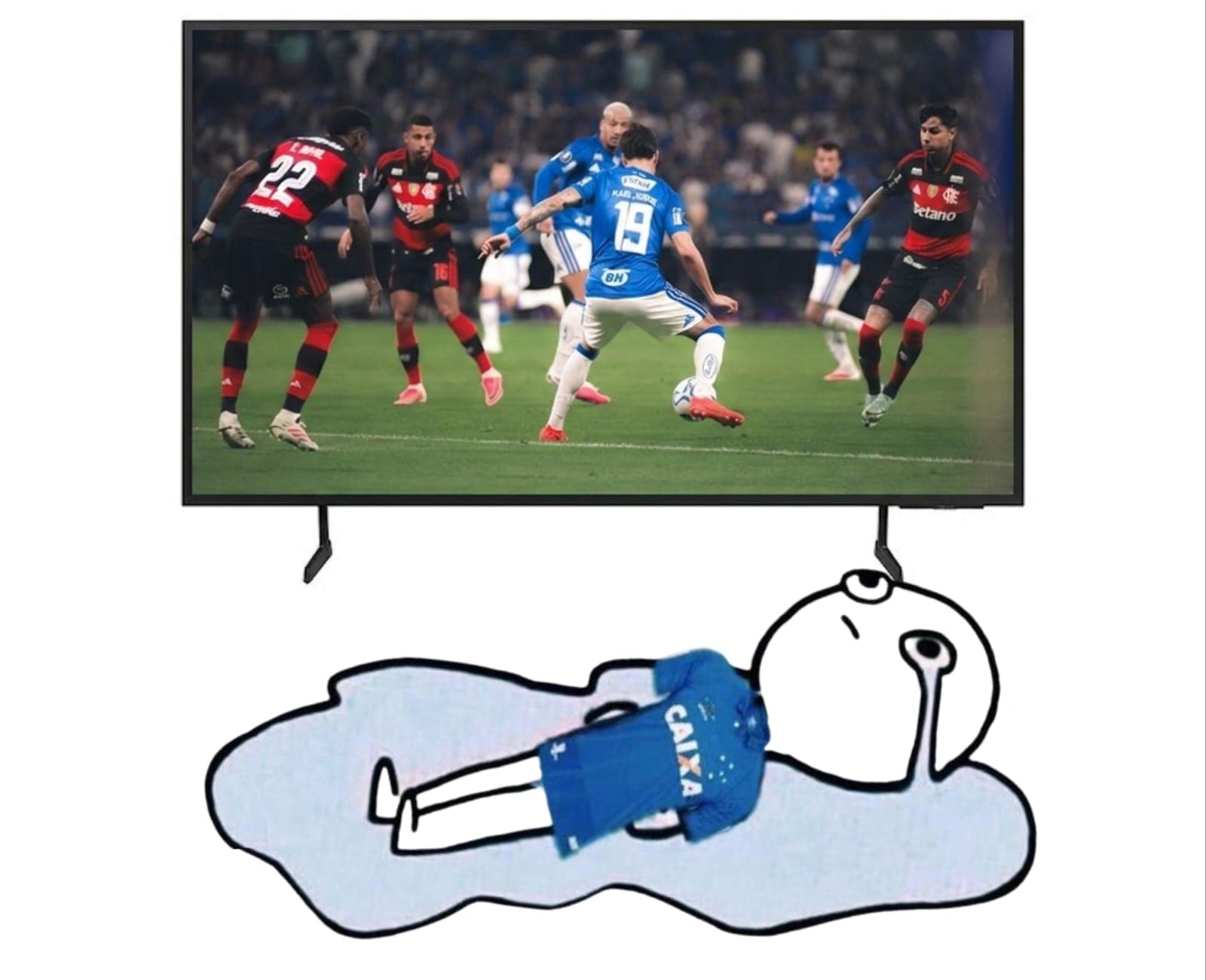 Tv para assistir o jogo do cabuloso