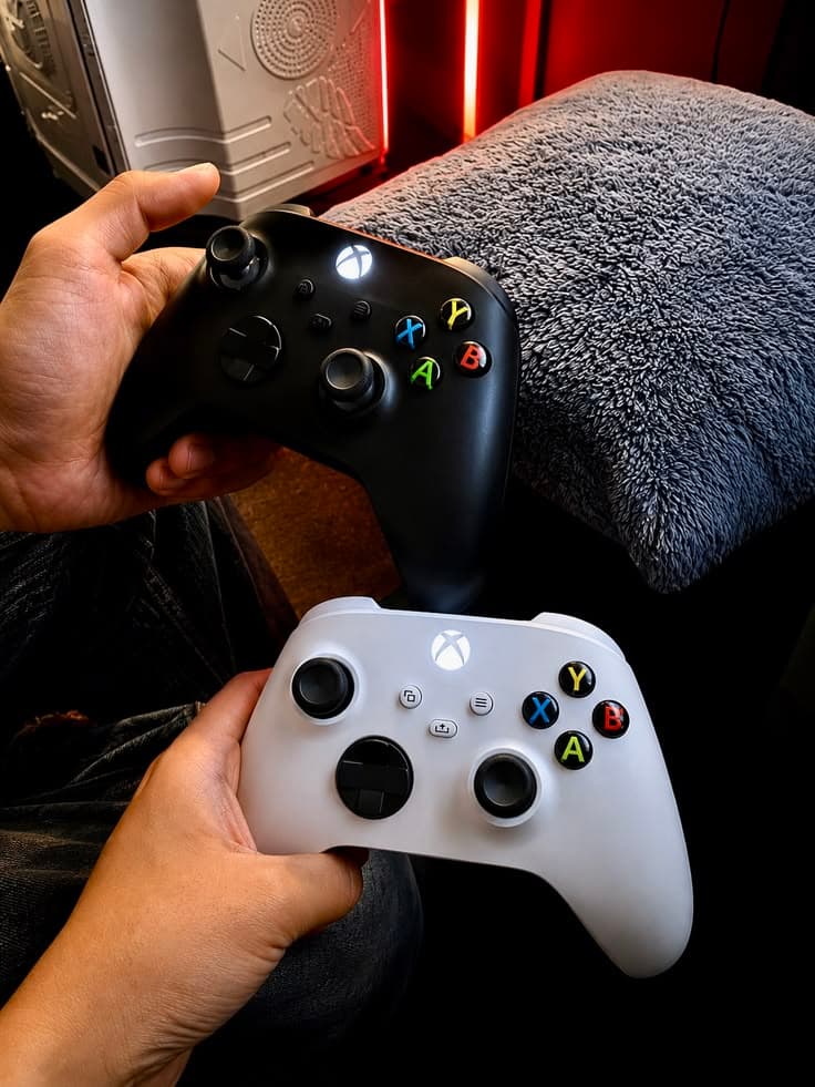 2 controles de vídeo game para não ter briga
