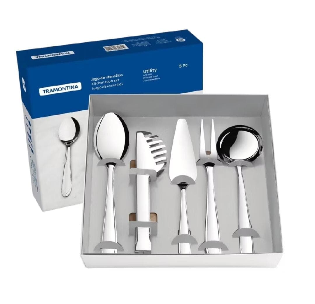 Utensílios de cozinha Tramontina aço inox