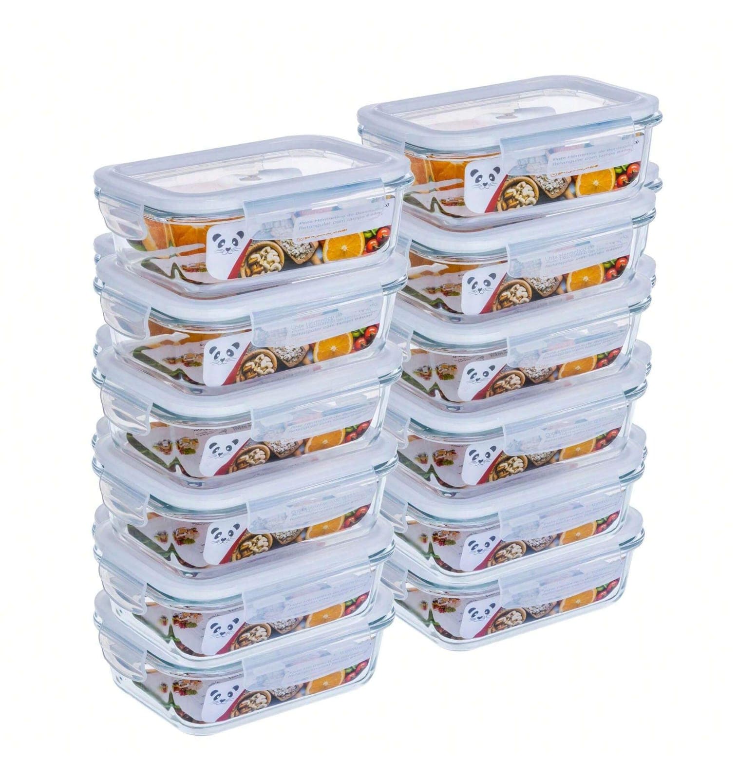 Kit Potes Herméticos Alimentos